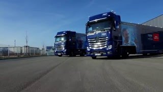 Die GROHE-Supertrucks auf B2B-Tour